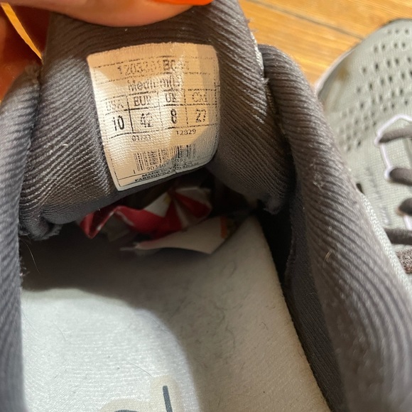 Brooks Womens Ghost 13 Running Shoes Grey / Blackened Pearl / Purple Size 10 - Picture 8 of 8